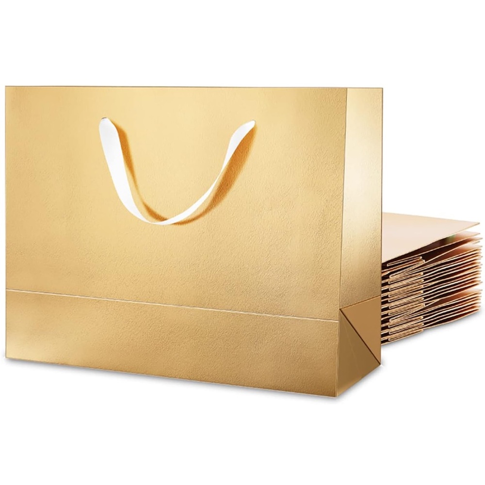 12 Large Gift Bags 13x5x10 Inches, Luxury Large Gift Bags with Handles